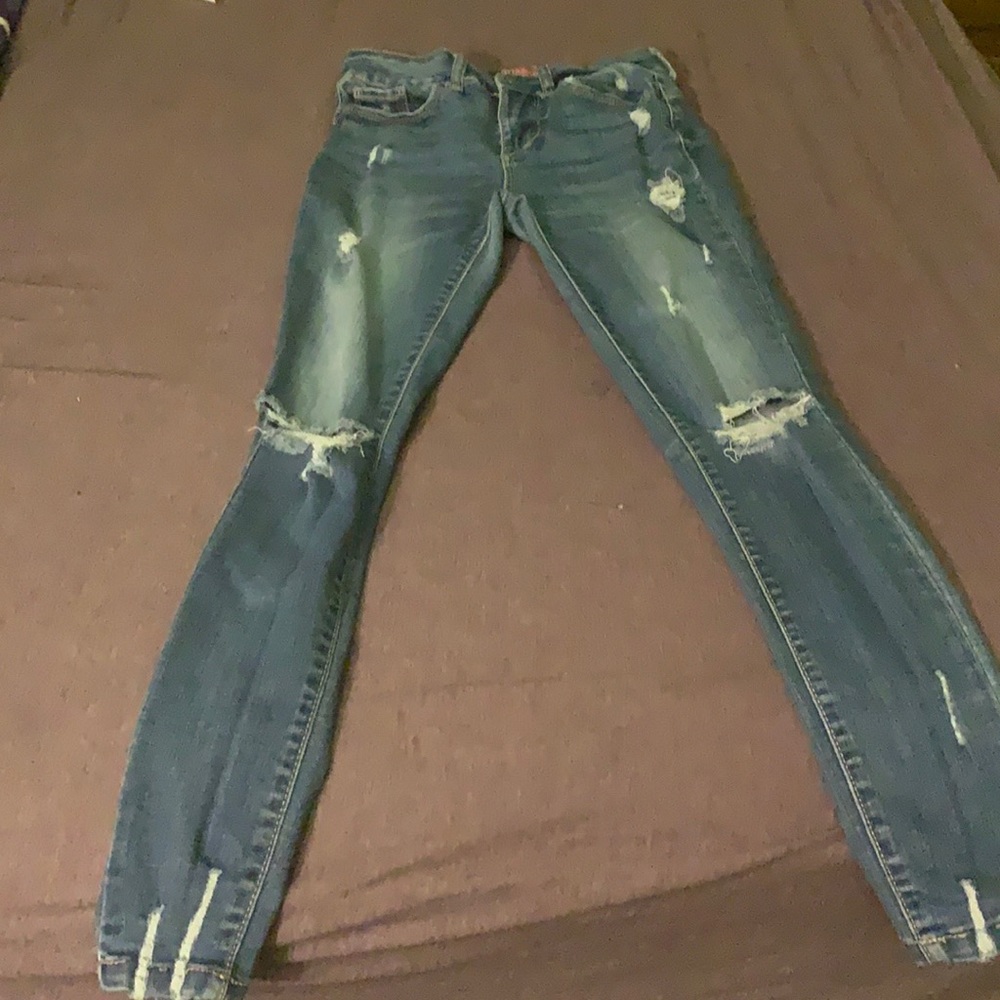 Pair of kids jeans not new barely have been worn